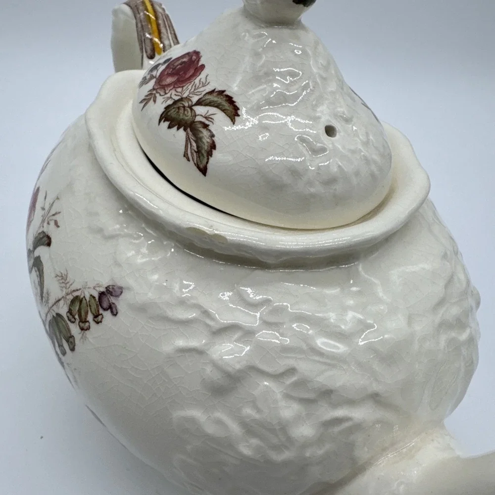 Masons Friarswood ironstone embossed coffee pot teapot